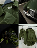 Olive Green Button Down Shirt
