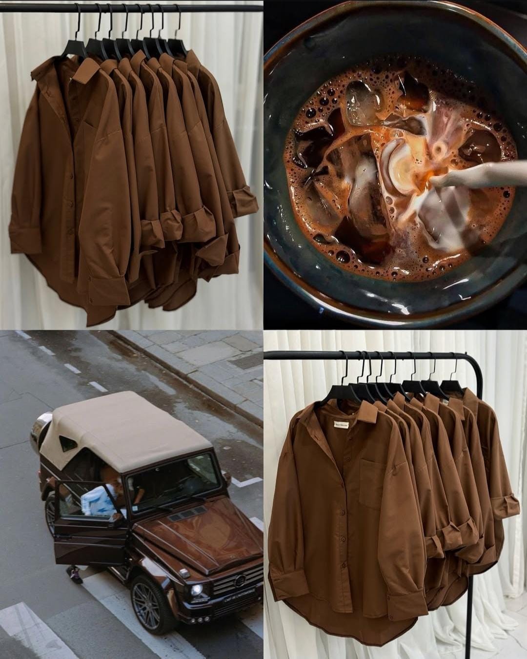 Brown Button Down Shirt