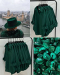 Bottle Green Button Down Shirt
