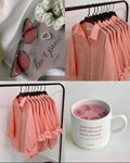 Peach Button Down Shirt