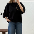 Black Oversized Tee