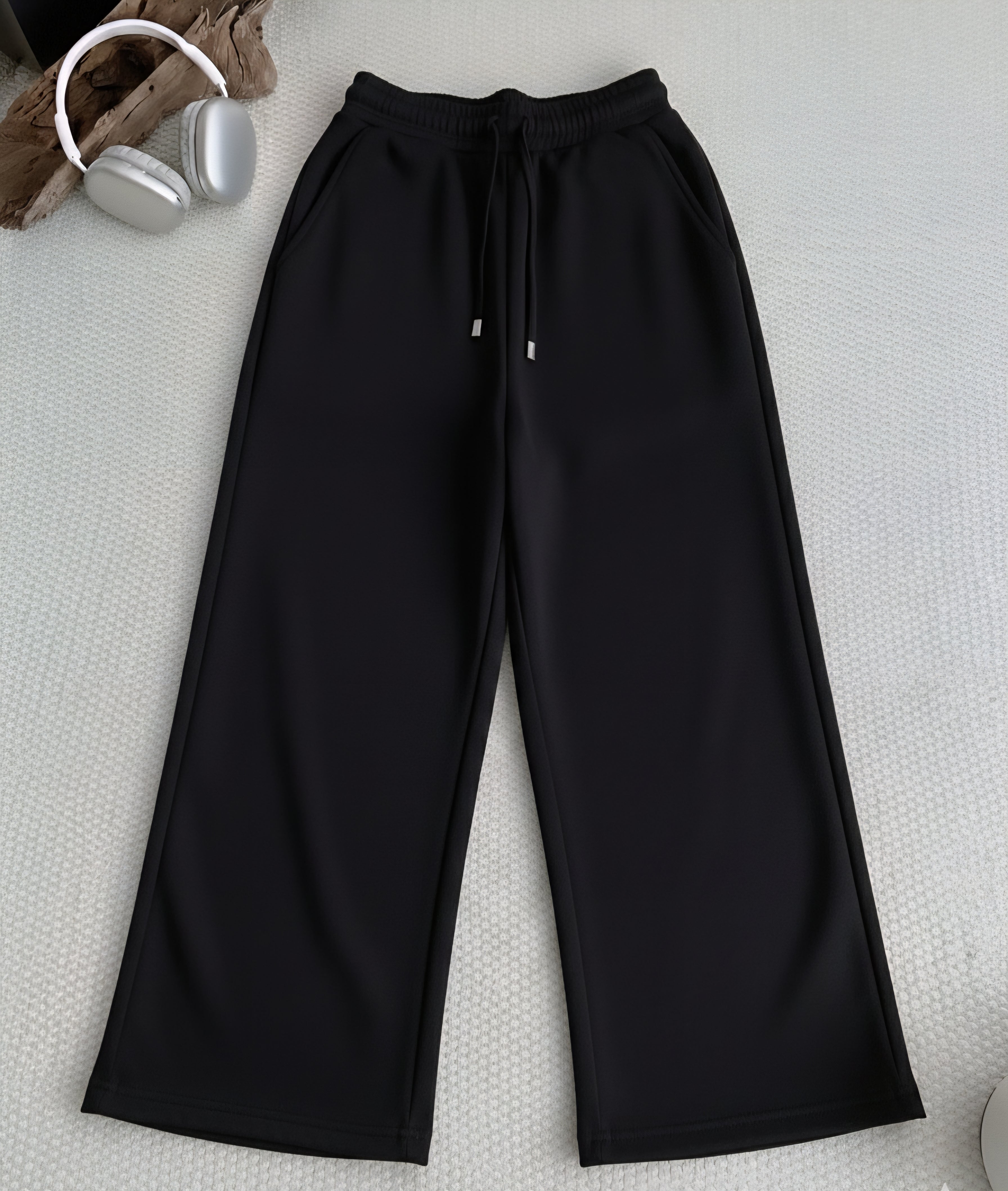 Black Flapper Trouser
