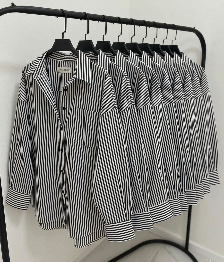 Black Lining Button Down Shirt