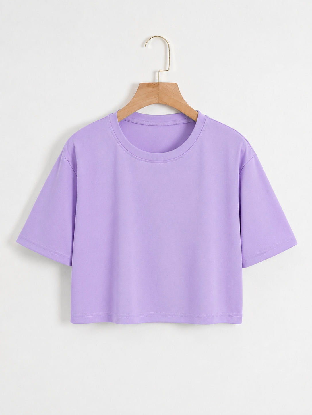 Lilac Cropped Tee