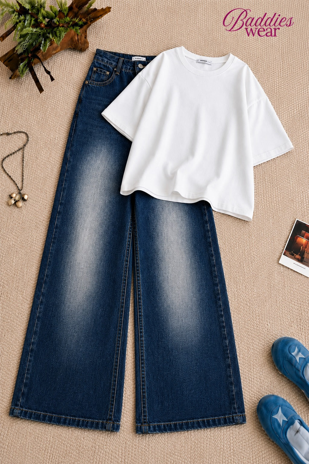 Lilac Drop Shoulder Tee