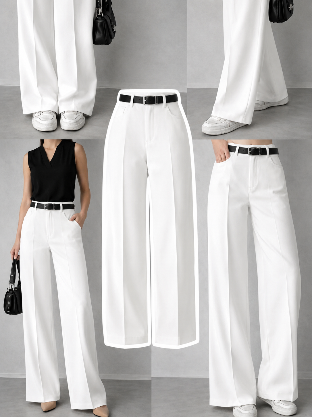 White Formal Pant