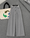 light gray Wide Leg Jeans